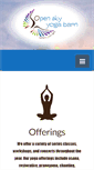 Mobile Screenshot of openskyyogabarn.com